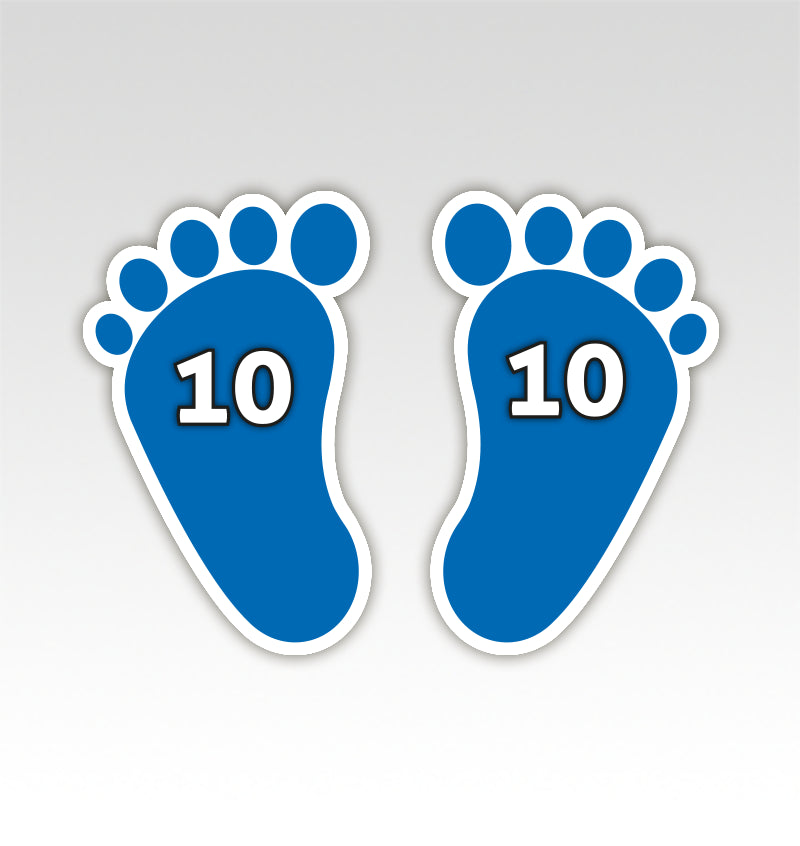 Handen en Voeten Parcours - Bewegend Leren met kleuren, vormen en getallen