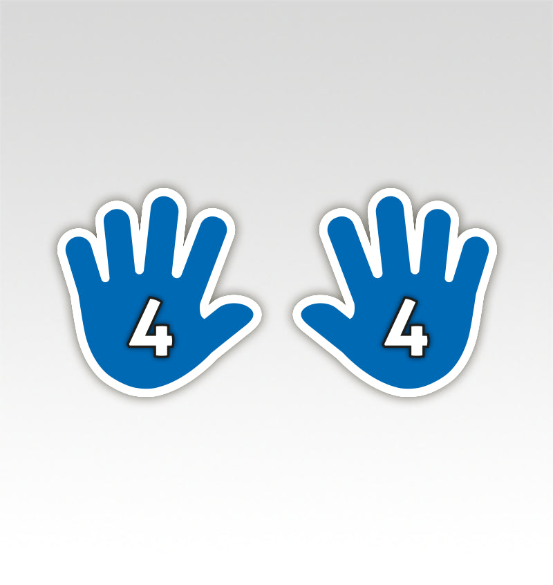 Handen en Voeten Parcours - Bewegend Leren met kleuren, vormen en getallen