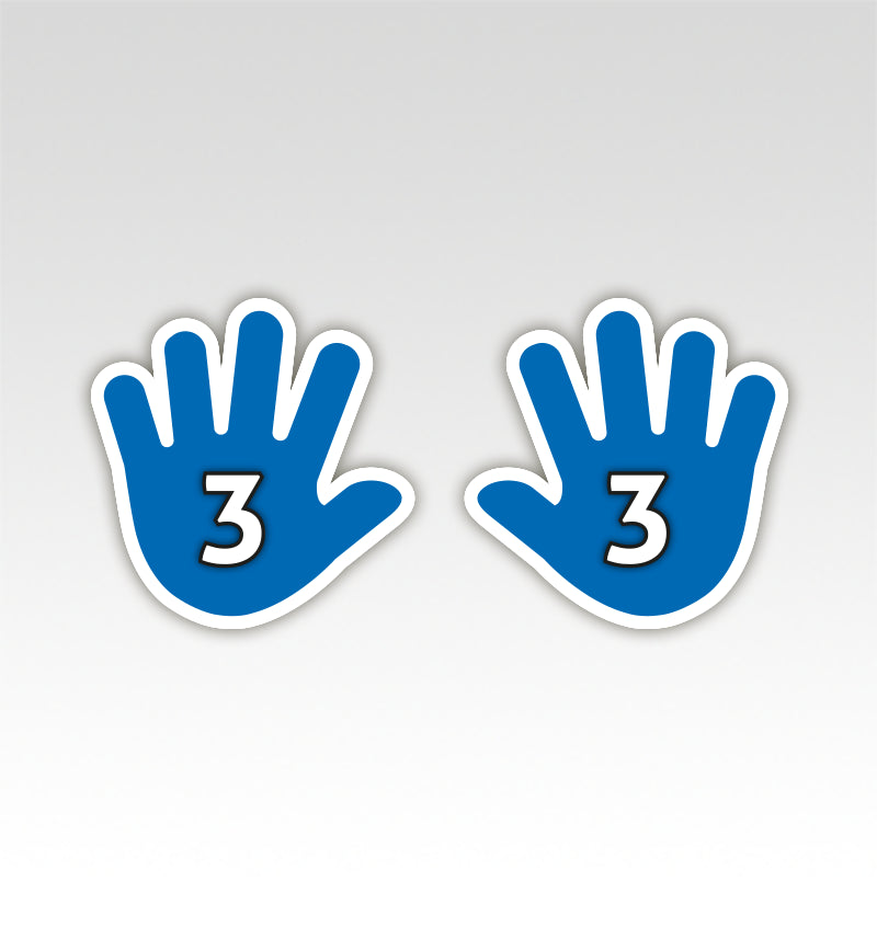 Handen en Voeten Parcours - Bewegend Leren met kleuren, vormen en getallen