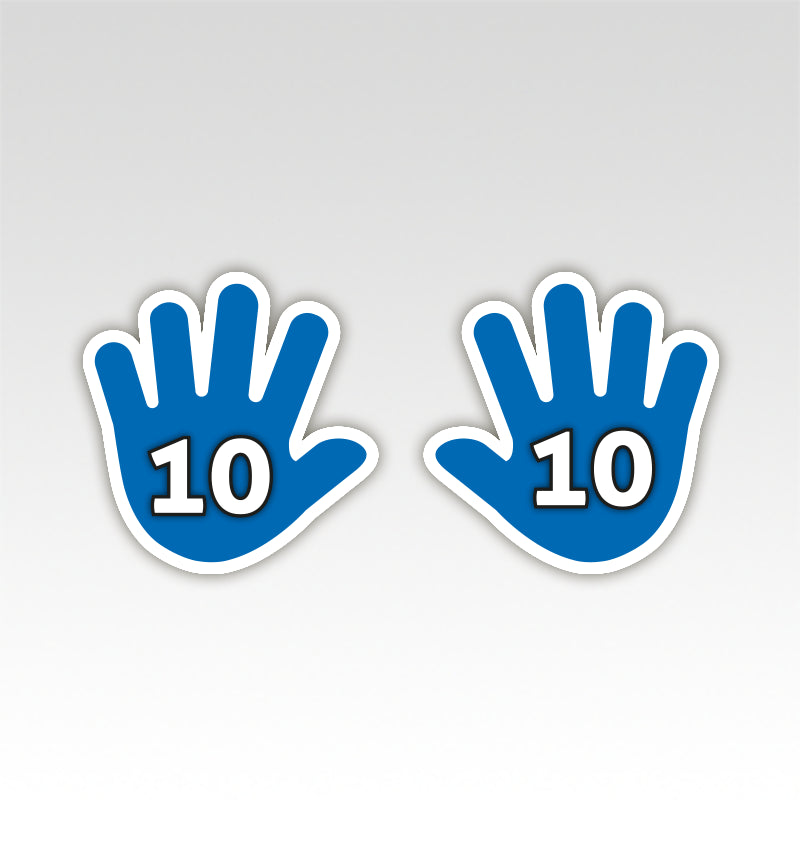 Handen en Voeten Parcours - Bewegend Leren met kleuren, vormen en getallen