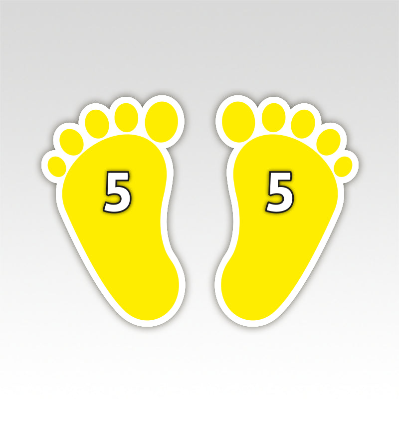 Handen en Voeten Parcours - Bewegend Leren met kleuren, vormen en getallen