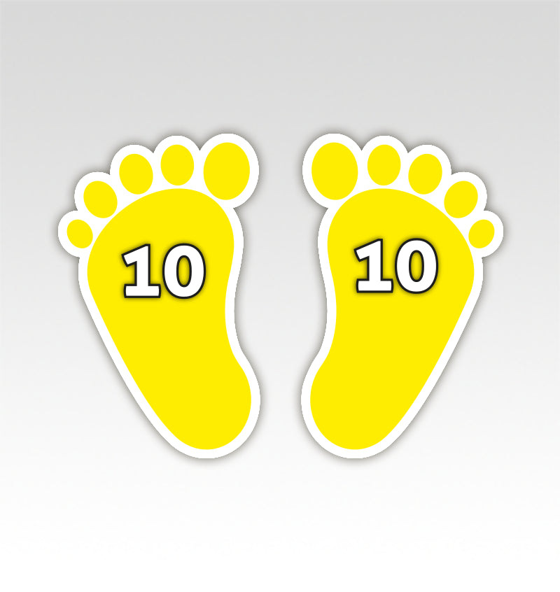 Handen en Voeten Parcours - Bewegend Leren met kleuren, vormen en getallen