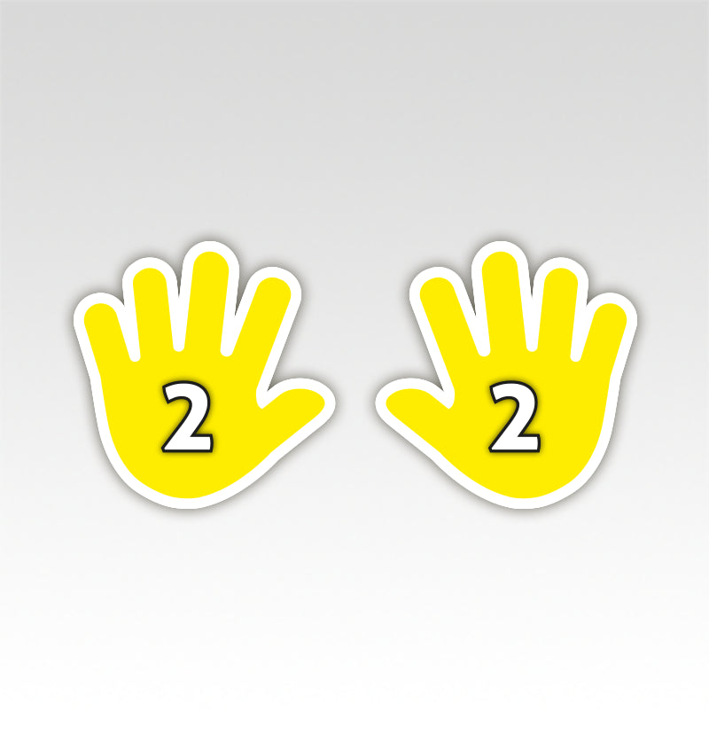 Handen en Voeten Parcours - Bewegend Leren met kleuren, vormen en getallen