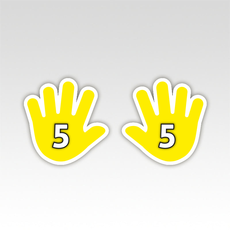 Handen en Voeten Parcours - Bewegend Leren met kleuren, vormen en getallen