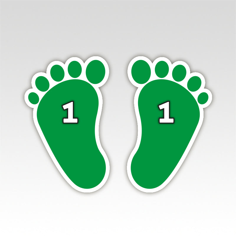 Handen en Voeten Parcours - Bewegend Leren met kleuren, vormen en getallen