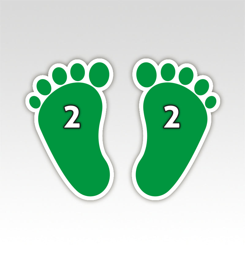 Handen en Voeten Parcours - Bewegend Leren met kleuren, vormen en getallen