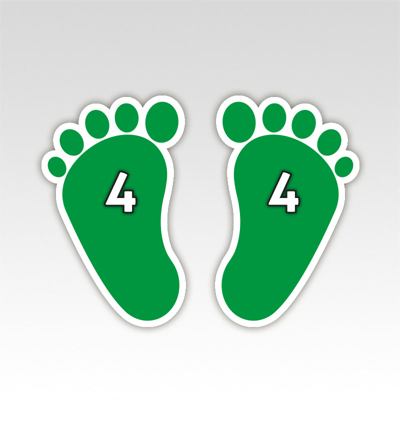 Handen en Voeten Parcours - Bewegend Leren met kleuren, vormen en getallen