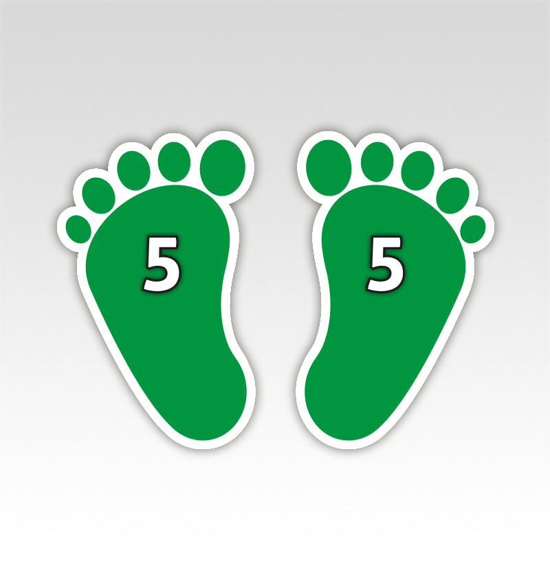 Handen en Voeten Parcours - Bewegend Leren met kleuren, vormen en getallen