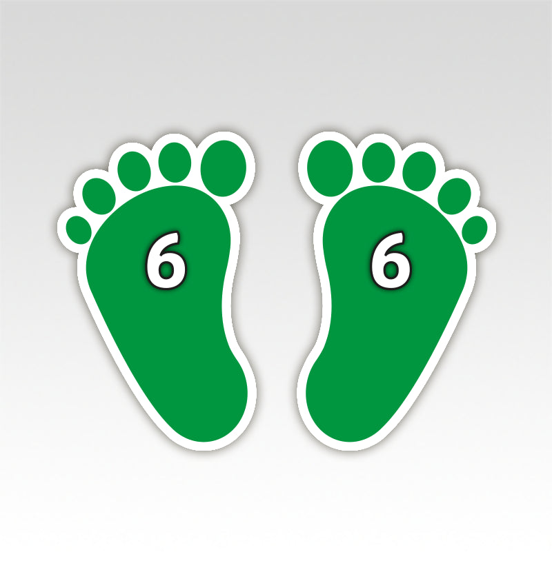 Handen en Voeten Parcours - Bewegend Leren met kleuren, vormen en getallen