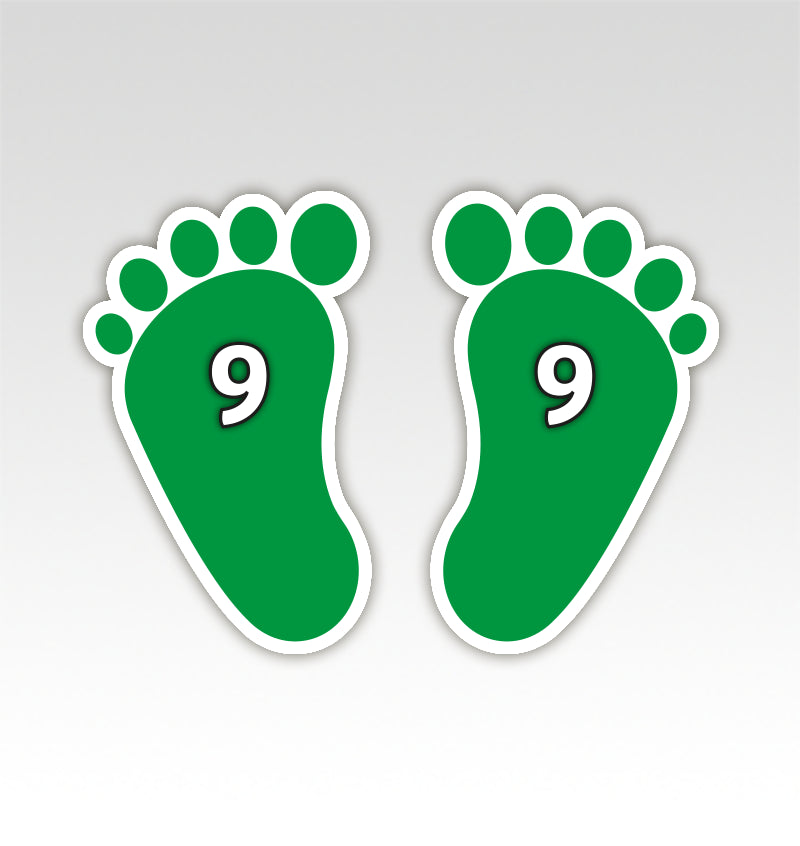 Handen en Voeten Parcours - Bewegend Leren met kleuren, vormen en getallen