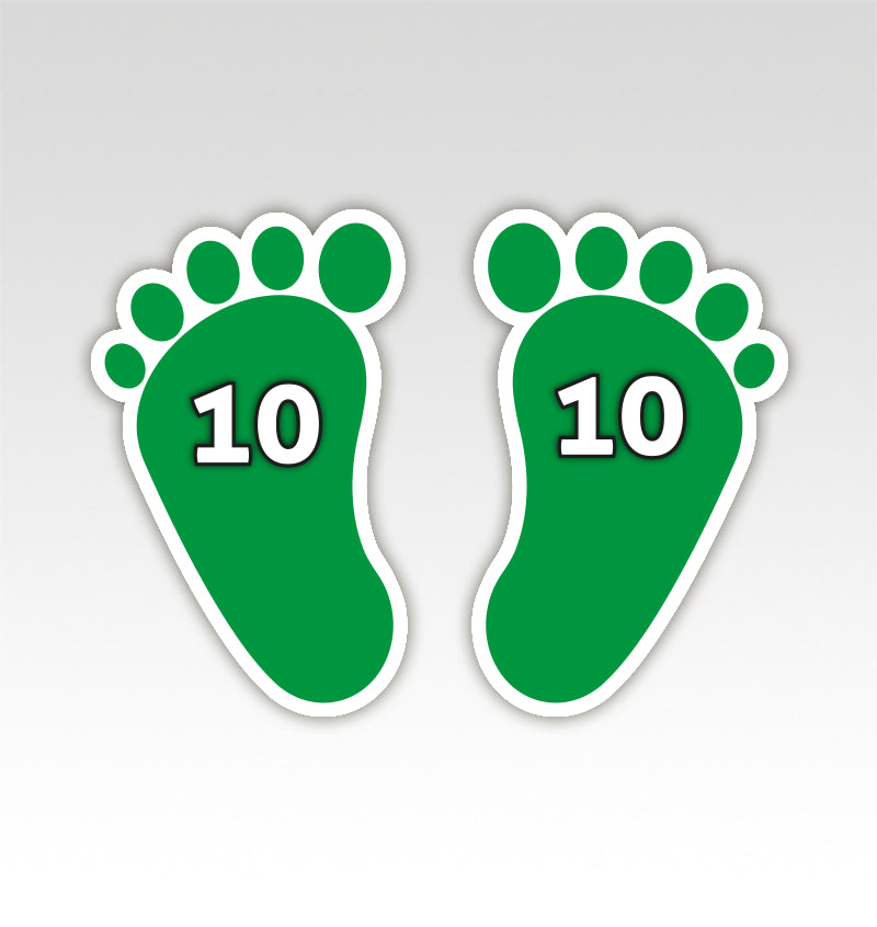 Handen en Voeten Parcours - Bewegend Leren met kleuren, vormen en getallen