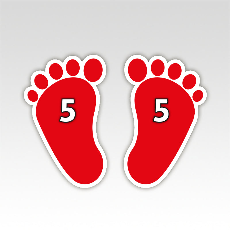 Handen en Voeten Parcours - Bewegend Leren met kleuren, vormen en getallen