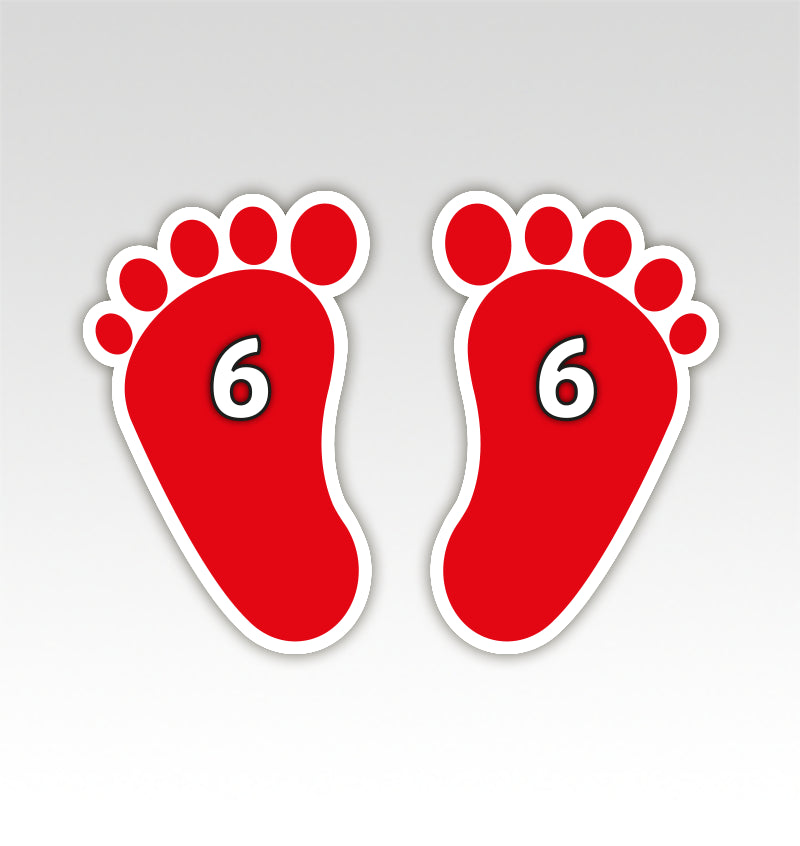 Handen en Voeten Parcours - Bewegend Leren met kleuren, vormen en getallen