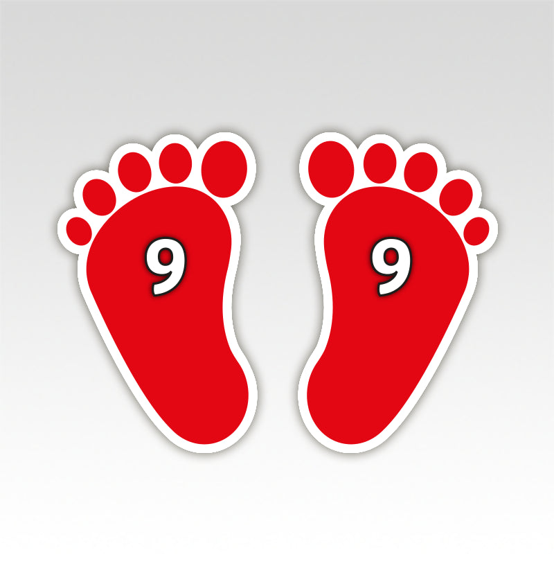 Handen en Voeten Parcours - Bewegend Leren met kleuren, vormen en getallen