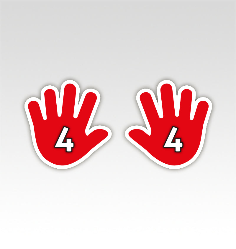 Handen en Voeten Parcours - Bewegend Leren met kleuren, vormen en getallen