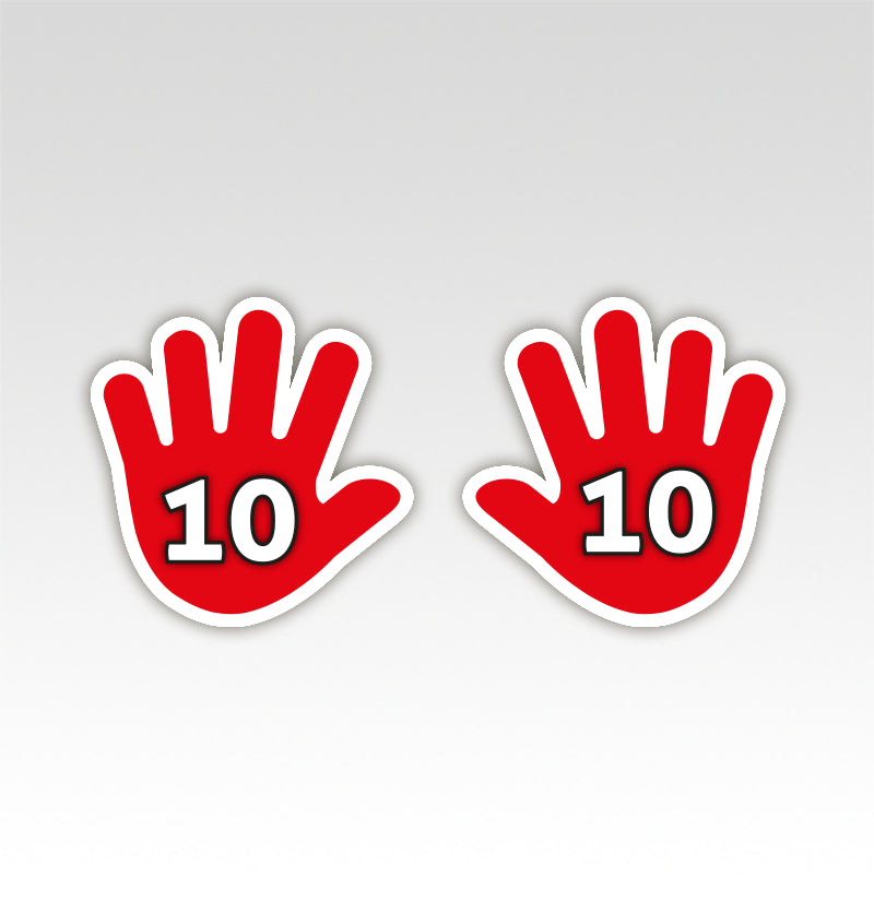 Handen en Voeten Parcours - Bewegend Leren met kleuren, vormen en getallen