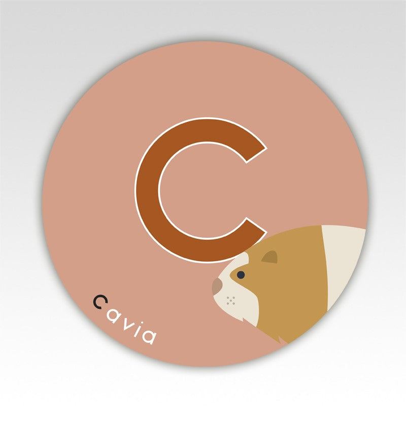 Dieren lettermatjes Alfabet