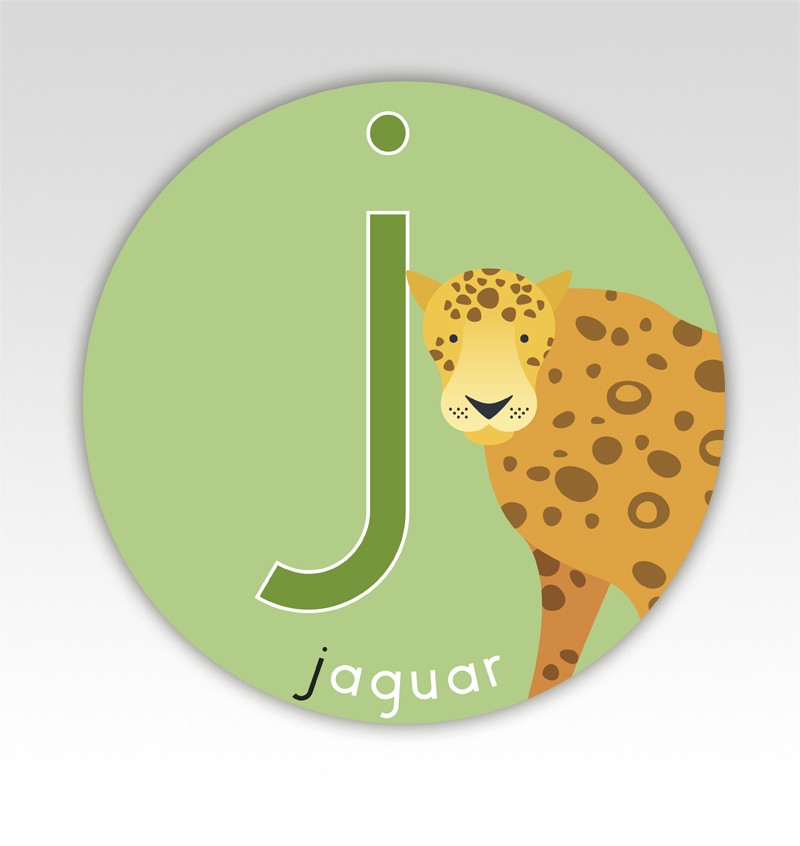 Dieren lettermatjes Alfabet