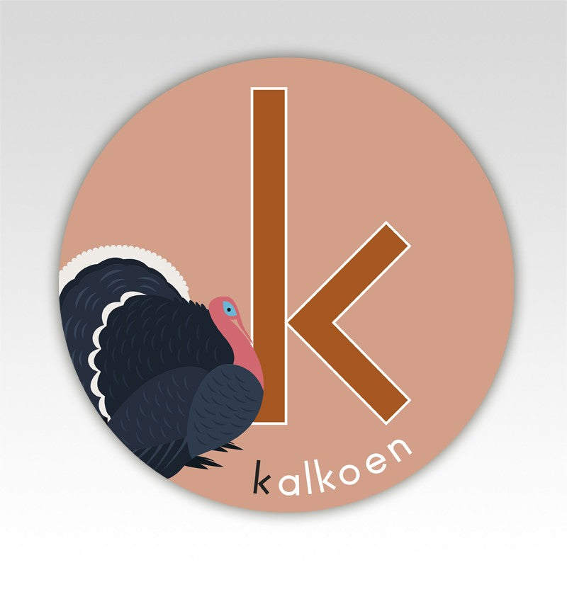 Dieren lettermatjes Alfabet