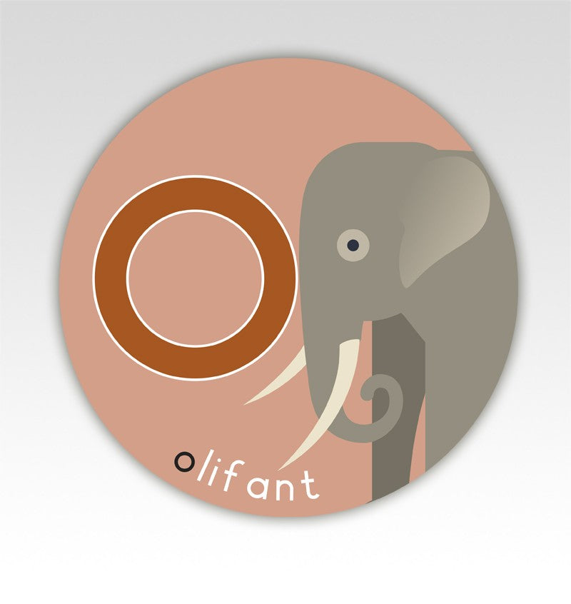 Dieren lettermatjes Alfabet