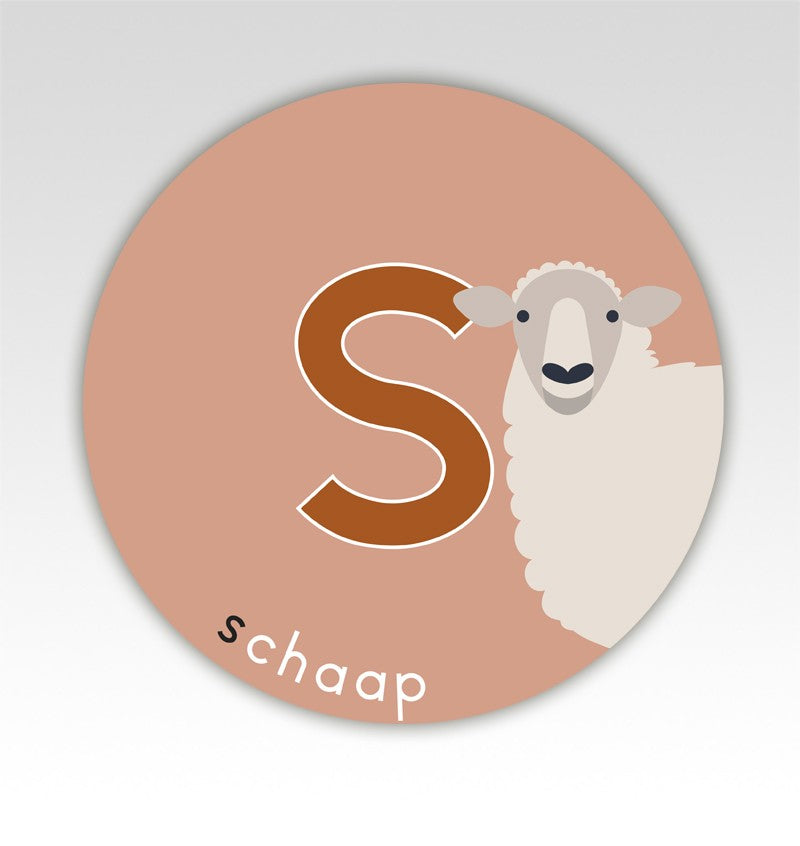 Dieren lettermatjes Alfabet