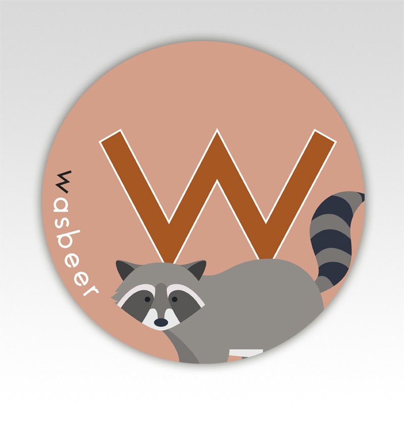 Dieren lettermatjes Alfabet