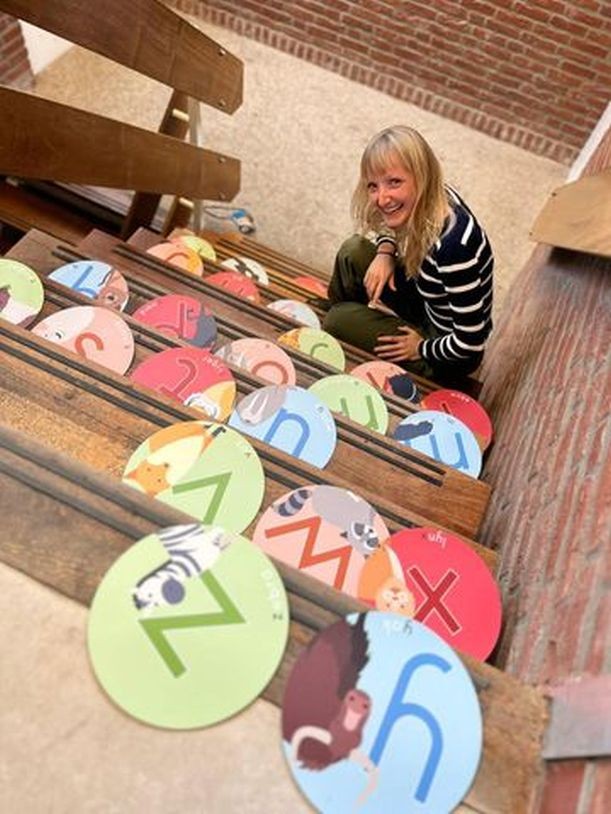 Dieren lettermatjes Alfabet