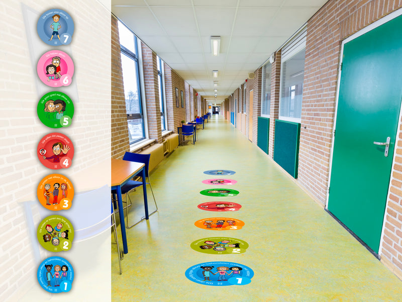 KiVa Vloerstickers bovenbouw - Bewegend Leren Materialen