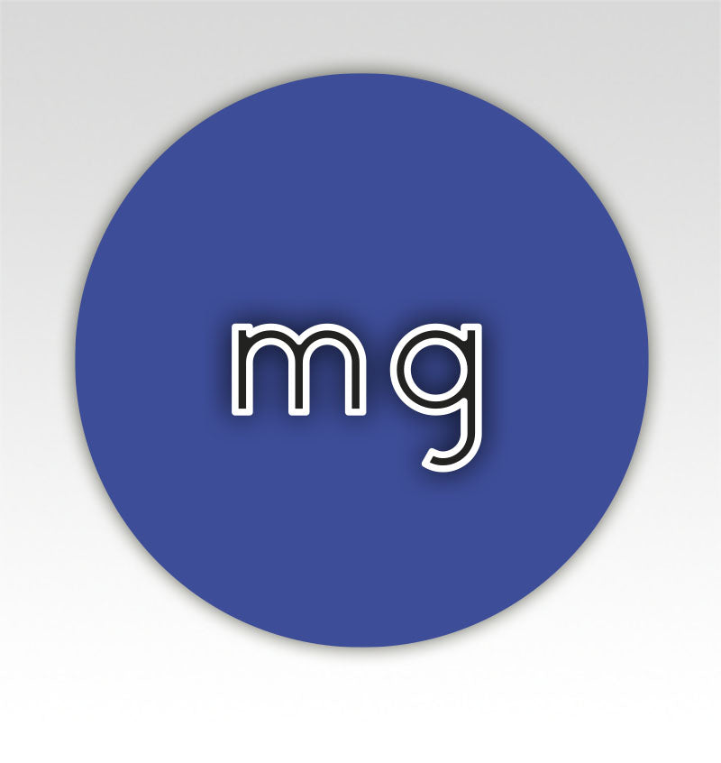 Gewicht beweegmatjes Cirkel - Metriek stelsel