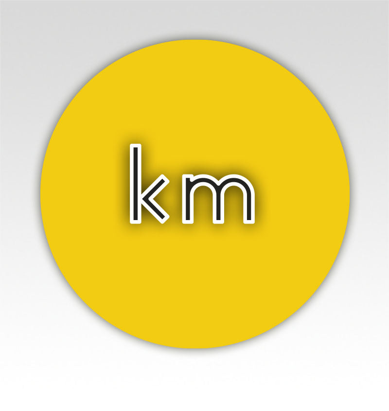 Lengte beweegmatjes Cirkels - Metriek stelsel