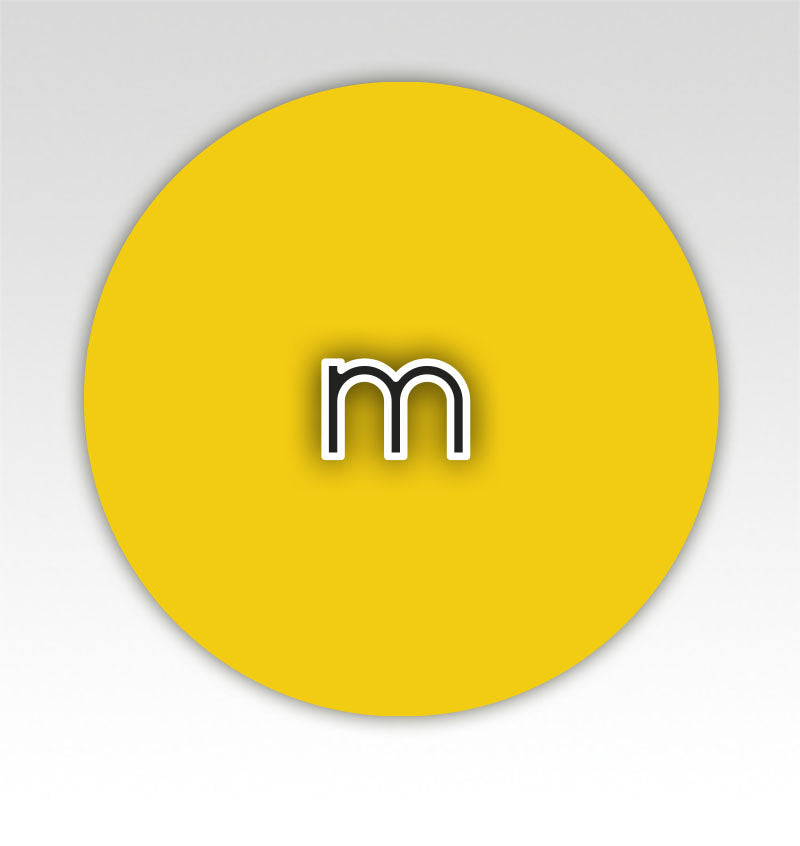 Lengte beweegmatjes Cirkels - Metriek stelsel