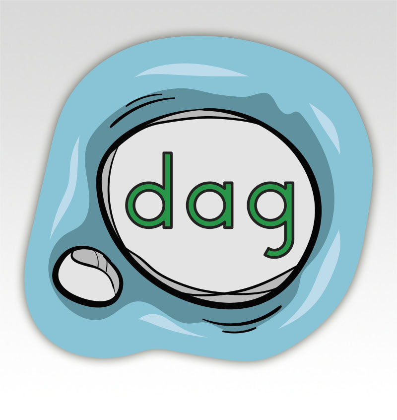 Gewicht beweegmatjes Stapstenen - Metriek stelsel