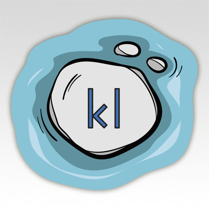 Inhoud beweegmatjes Stapstenen - Metriek stelsel