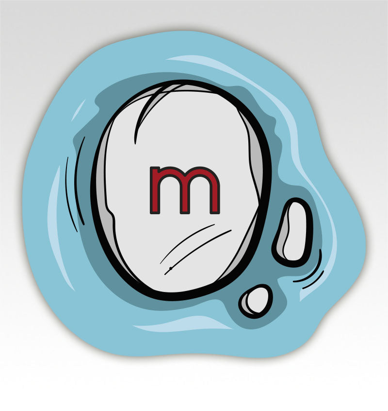 Lengte beweegmatjes Stapstenen - Metriek stelsel