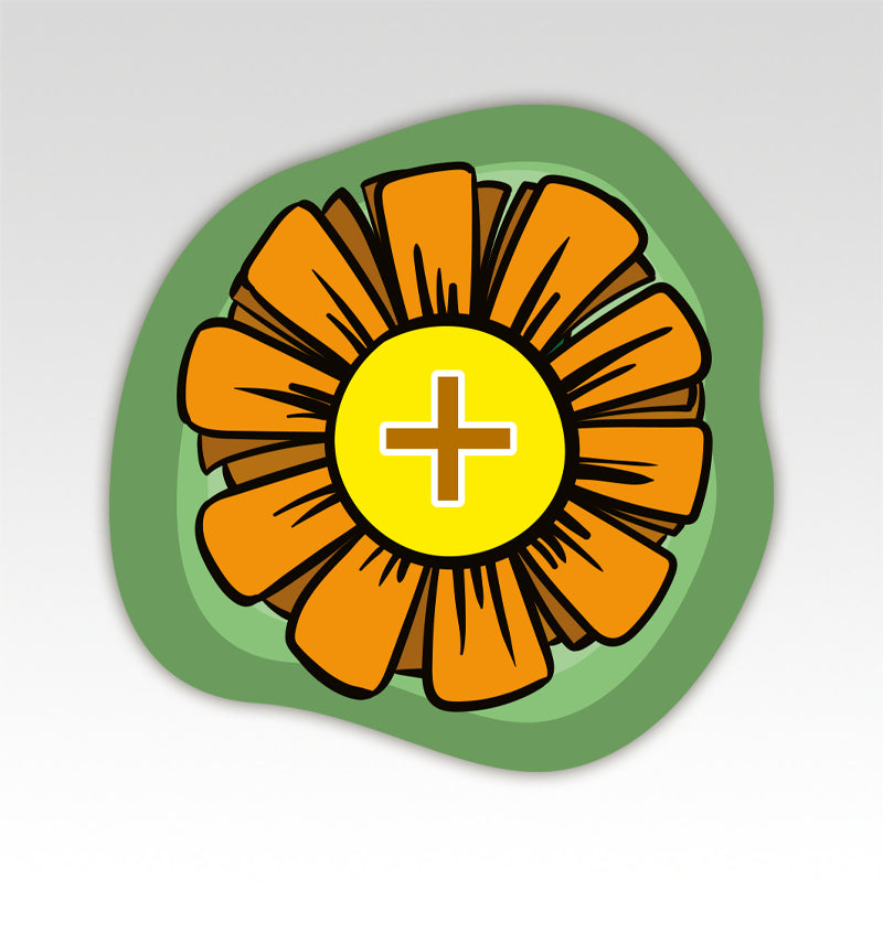 Rekentekens bij Bloemen Rekenmatjes