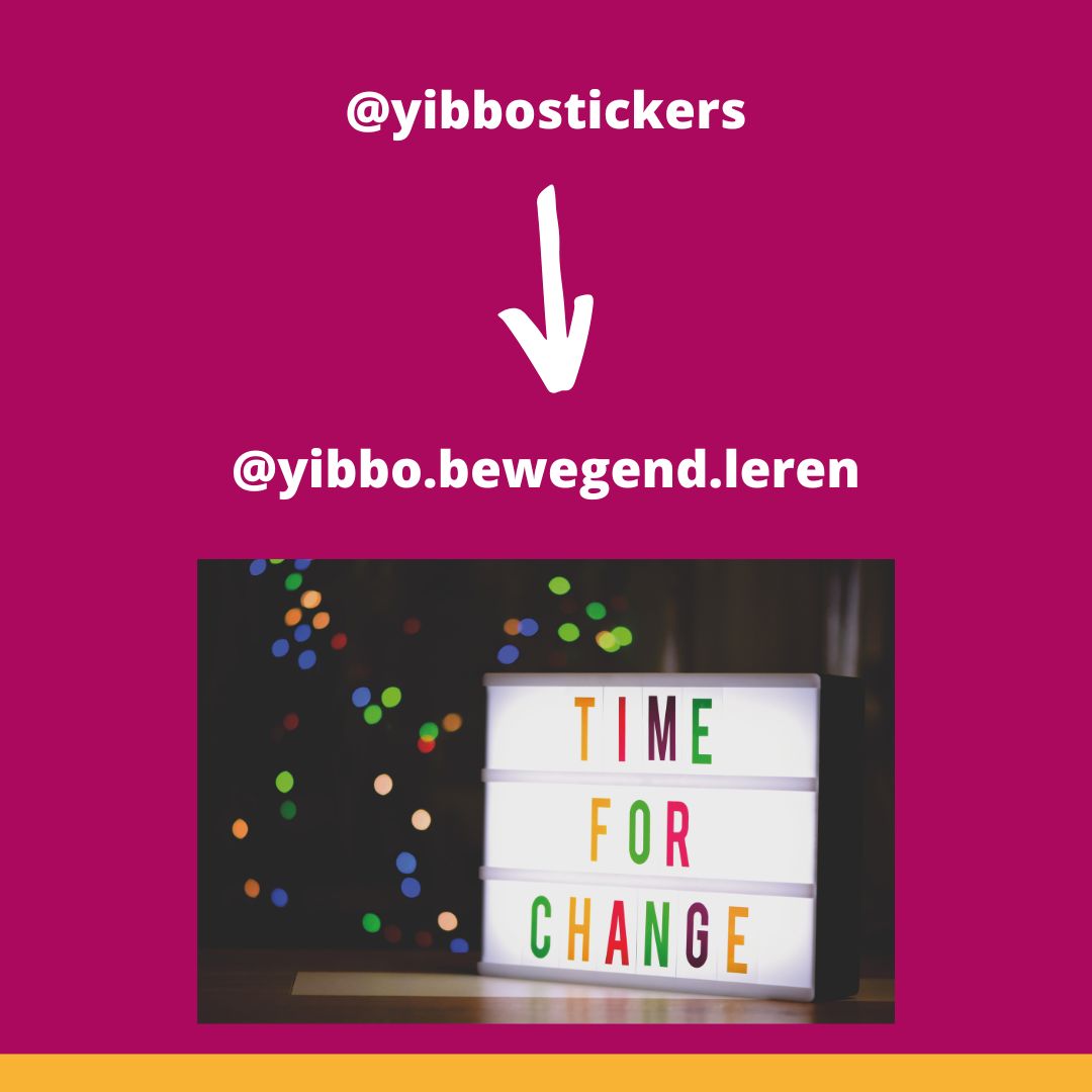 @yibbostickers is nu @yibbo.bewegend.leren: van stickers naar bewegend leren materialen